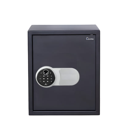 LAVNA Digital Safe Locker with FINGERPRINT, PIN and Manual key Access suitable for Jewellery, Cash, Documents and other valuables of Home Hotel Office Tijori with anti theft alarm