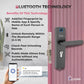LAVNA Digital Door Lock | 3 Way Access | Fingerprint, Mobile app, Key Access | 2 Locking Bolts | Suitable for 30 mm to 55mm Wooden Door fit with Right N Left Door Side (LA14 Smart)