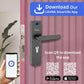 LAVNA Digital Door Lock | 3 Way Access | Fingerprint, Mobile app, Key Access | 2 Locking Bolts | Suitable for 30 mm to 55mm Wooden Door fit with Right N Left Door Side (LA14 Smart)